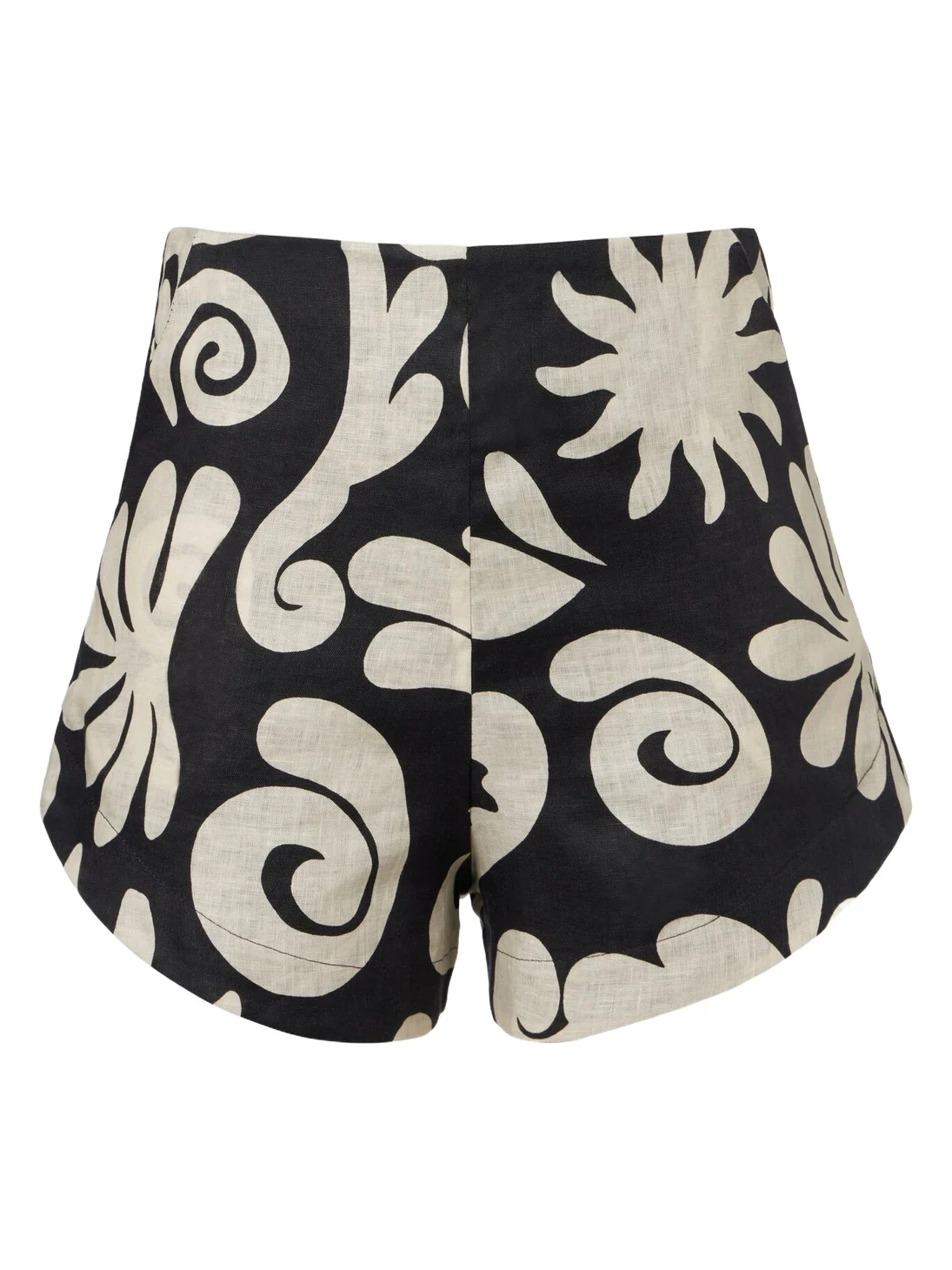 Cala de la Cruz Bahamas printed linen shorts
