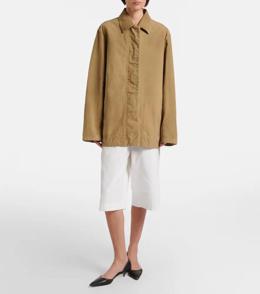 The Row Faldra cotton Bermuda shorts | Thumbnail 5 The Row Faldra cotton Bermuda shorts | Thumbnail 5