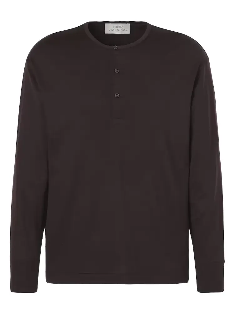 Kuyto wool Henley shirt Kuyto wool Henley shirt