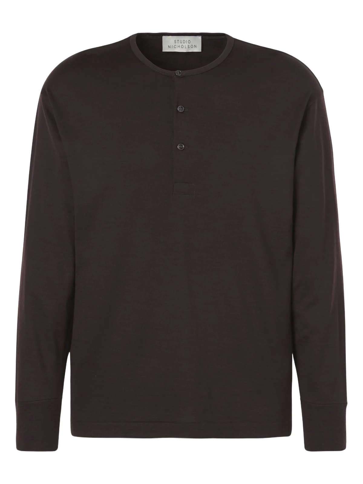 Studio Nicholson Kuyto wool Henley shirt