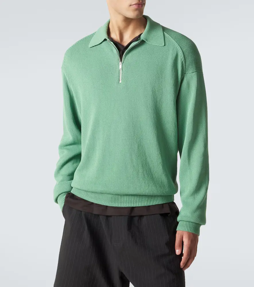 Studio Nicholson Heddy half-zip sweater | Thumbnail 2 Studio Nicholson Heddy half-zip sweater | Thumbnail 2