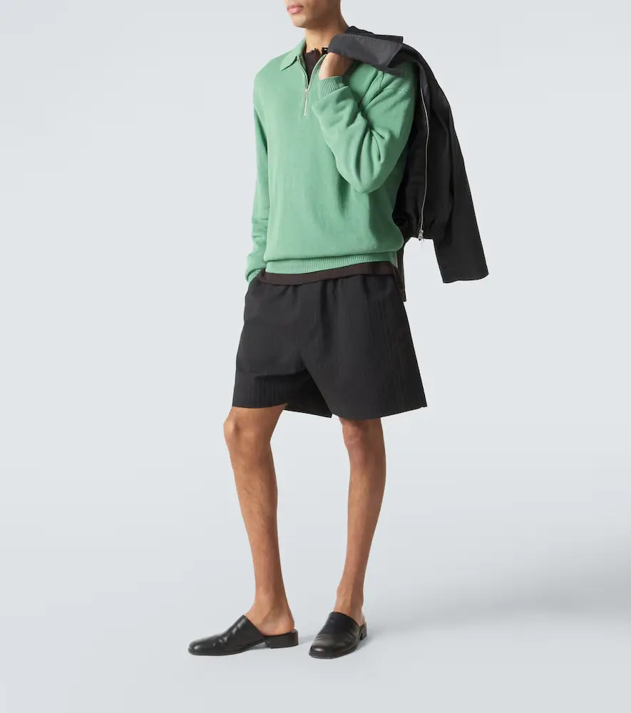 Studio Nicholson Heddy half-zip sweater | Thumbnail 3 Studio Nicholson Heddy half-zip sweater | Thumbnail 3
