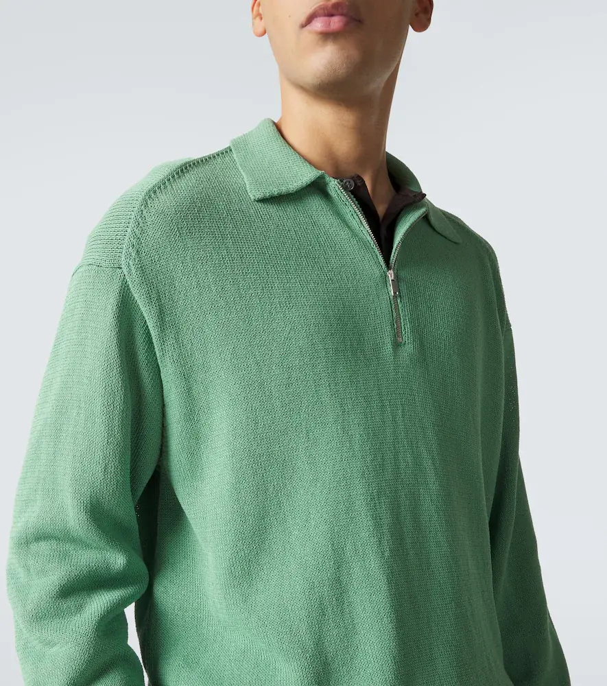 Studio Nicholson Heddy half-zip sweater | Thumbnail 4 Studio Nicholson Heddy half-zip sweater | Thumbnail 4