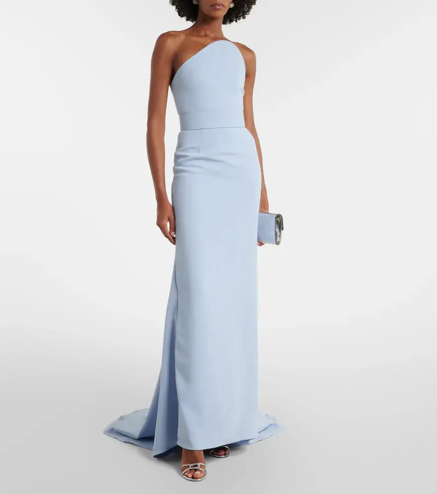Solace London Seraphina one-shoulder gown | Thumbnail 4