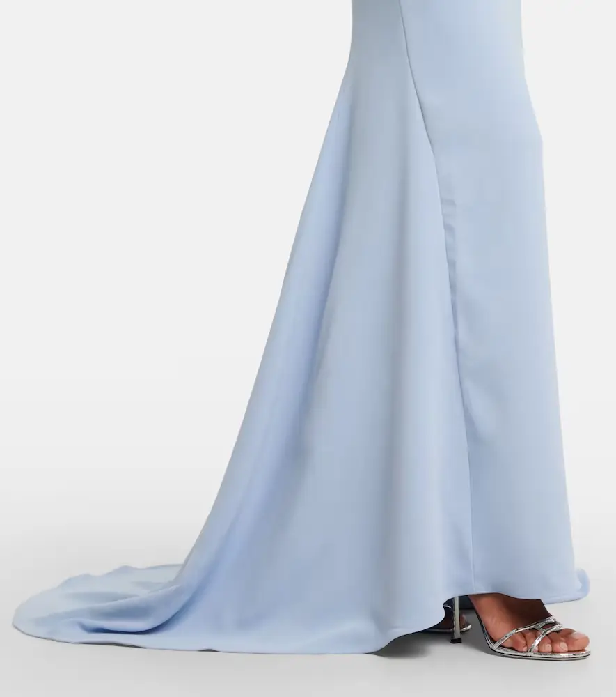 Solace London Seraphina one-shoulder gown | Thumbnail 5