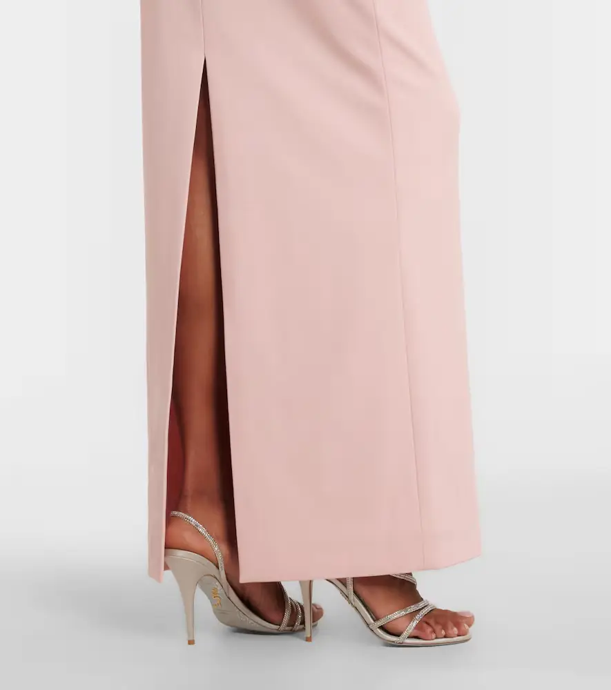 Solace London Adele satin-trimmed gown | Thumbnail 3
