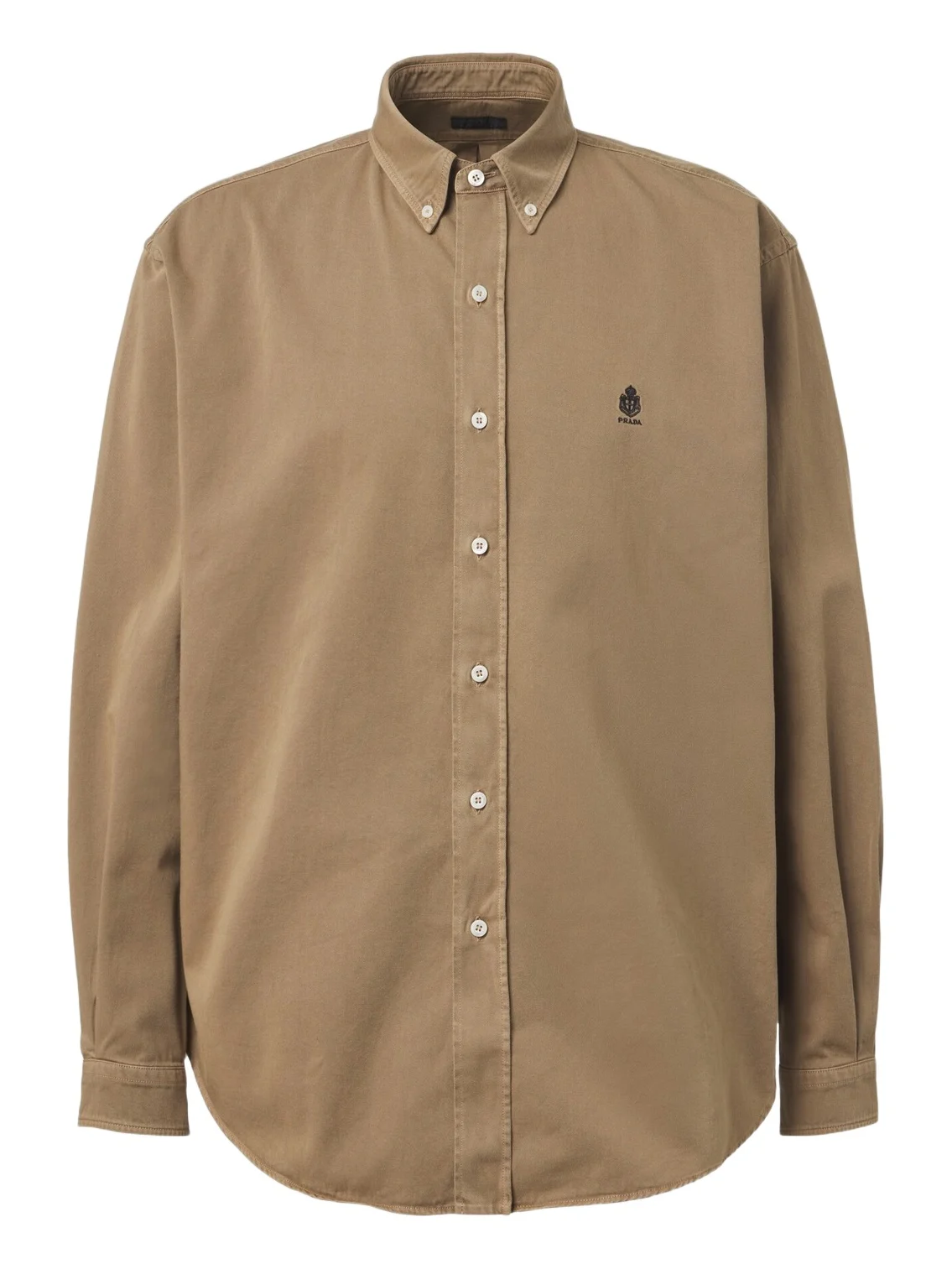 Prada Embroidered cotton shirt