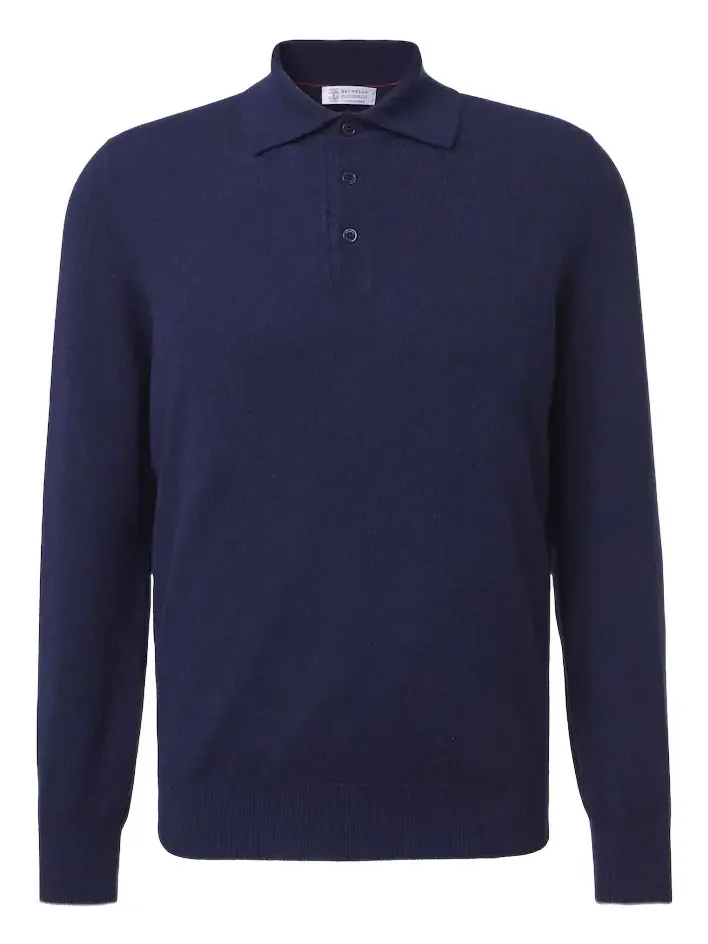 Cashmere polo sweater Cashmere polo sweater
