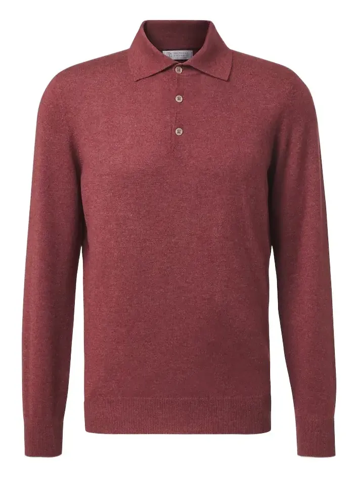 Cashmere polo sweater Cashmere polo sweater