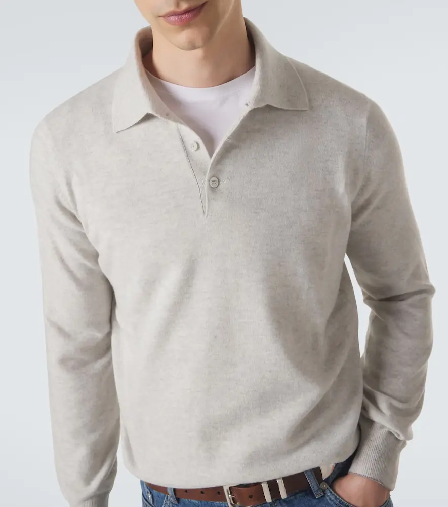Brunello Cucinelli Cashmere polo sweater | Thumbnail 2 Brunello Cucinelli Cashmere polo sweater | Thumbnail 2