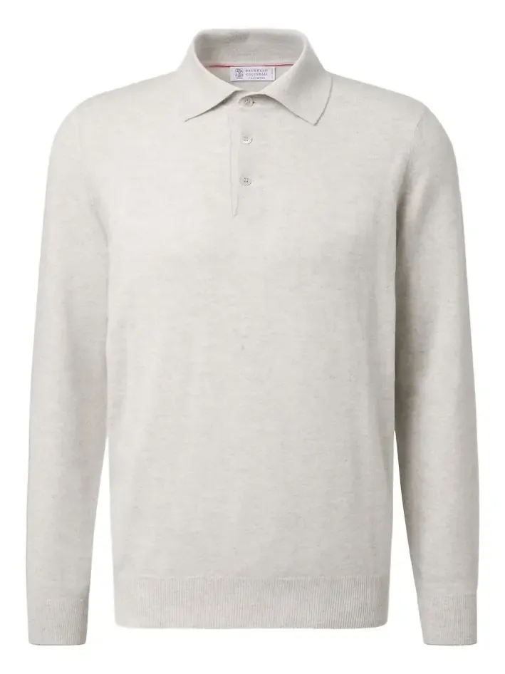 Cashmere polo sweater Cashmere polo sweater