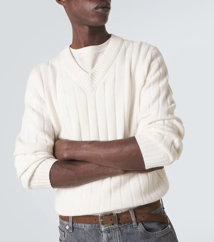 Brunello Cucinelli Ribbed-knit cashmere sweater | Thumbnail 3