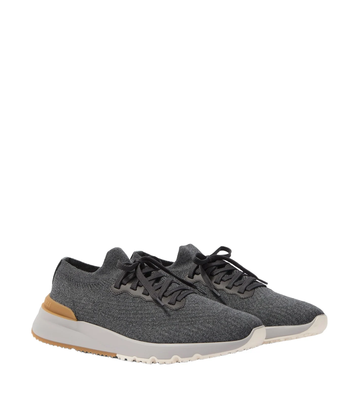 Leather-trimmed sneakers Leather-trimmed sneakers