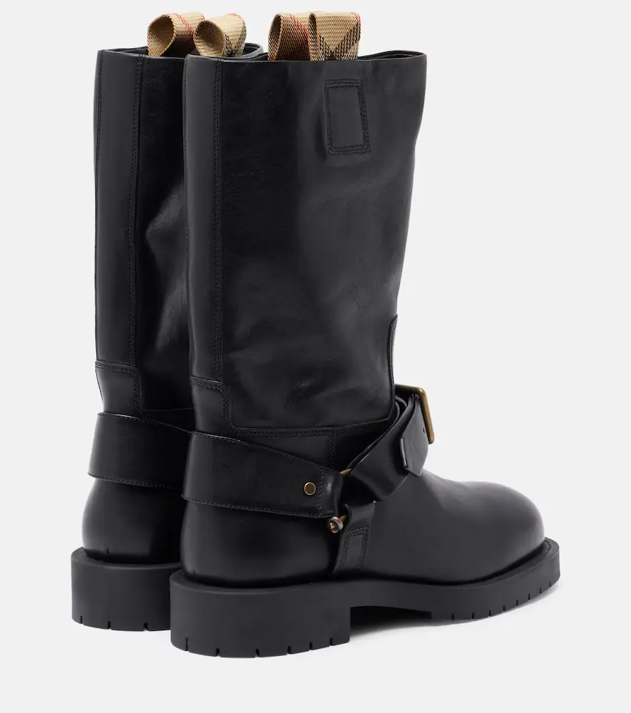 Burberry Soft Saddle leather mid-calf boots | Thumbnail 3