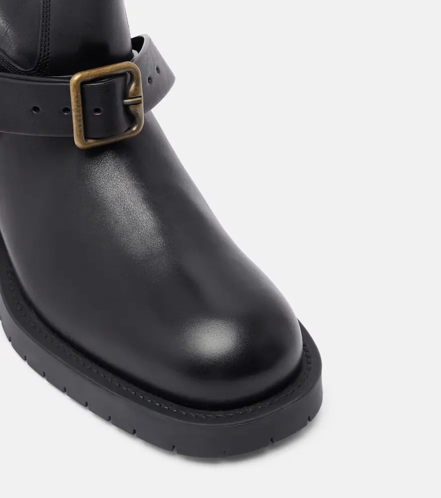 Burberry Soft Saddle leather mid-calf boots | Thumbnail 4