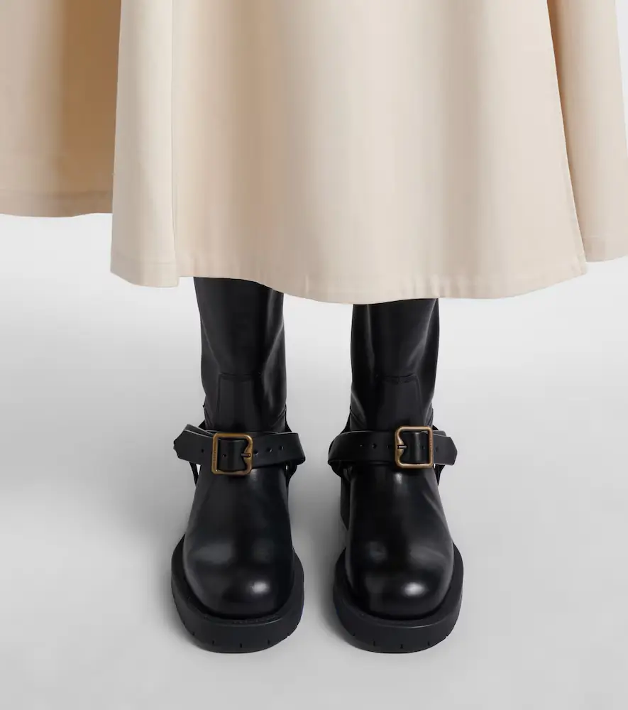 Burberry Soft Saddle leather mid-calf boots | Thumbnail 6