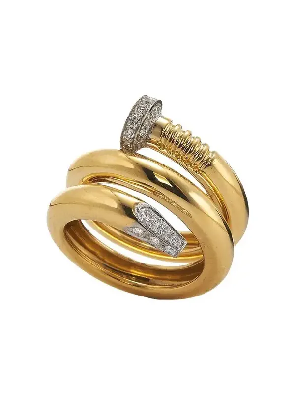 Diamond Nail Ring