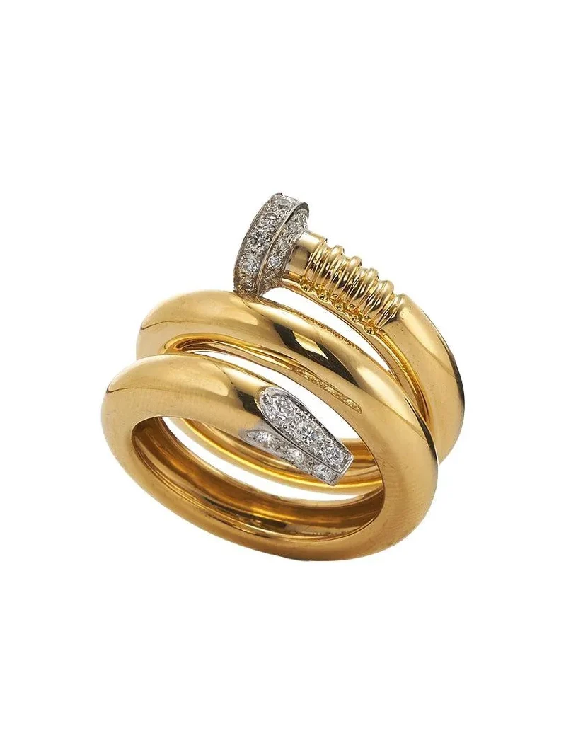 Diamond Nail Ring