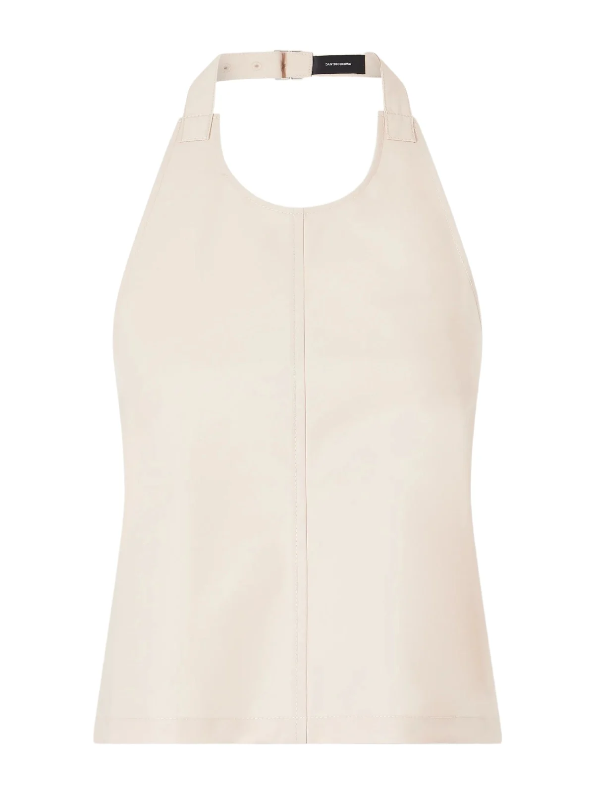 Wardrobe.NYC Cotton-blend Halterneck Top