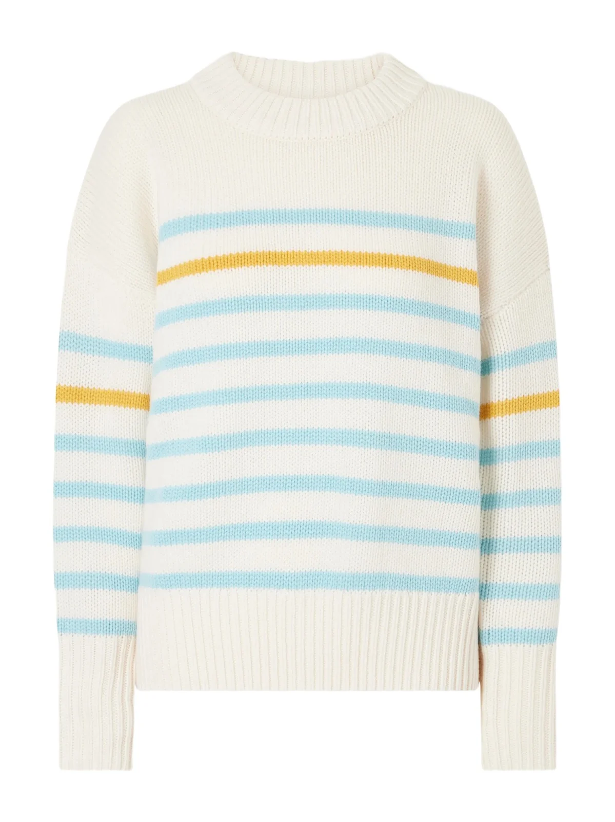 Marin Striped Wool And Cashmere-blend Sweater - Multi Marin Striped Wool And Cashmere-blend Sweater - Multi