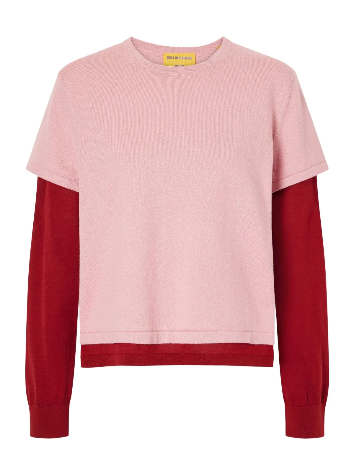Guest In Residence Layer Cotton, Cashmere And Silk-blend Shirt - Pink