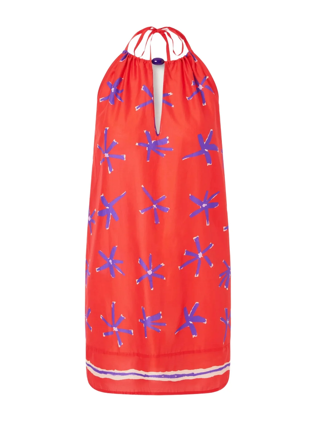 Dani Floral-print Cotton Mini Dress