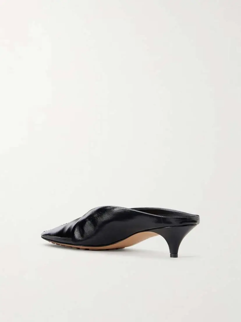 Bottega Veneta Vesta Leather Mules | Thumbnail 3 Bottega Veneta Vesta Leather Mules | Thumbnail 3