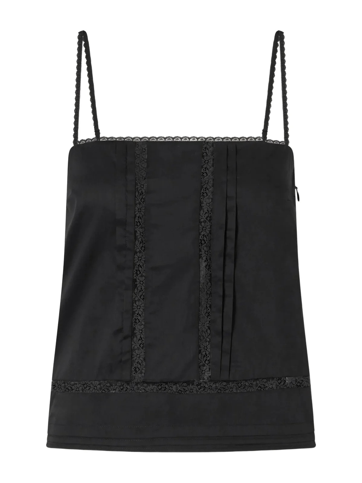 Corinna Lace-trimmed Cotton Top Corinna Lace-trimmed Cotton Top