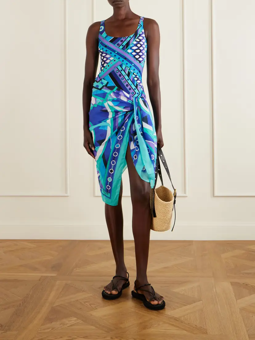 PUCCI Printed Cotton-voile Pareo | Thumbnail 2
