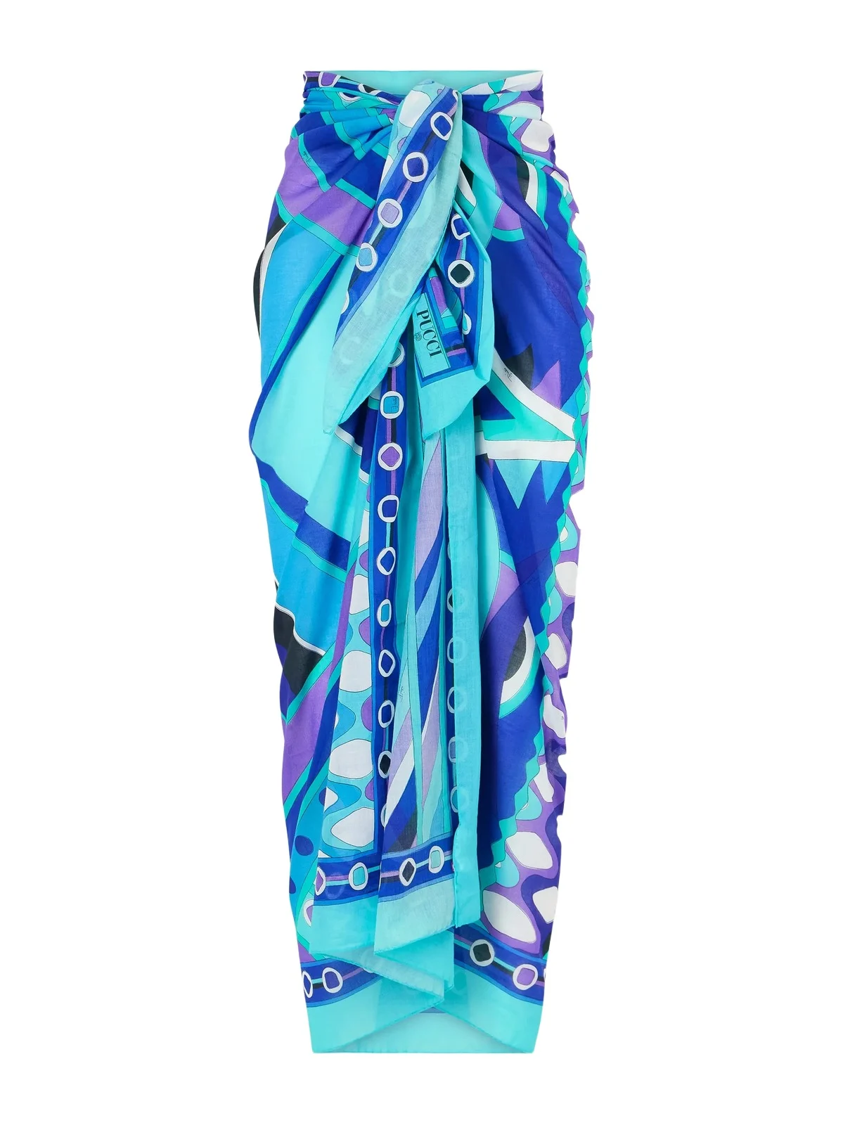 Printed Cotton-voile Pareo