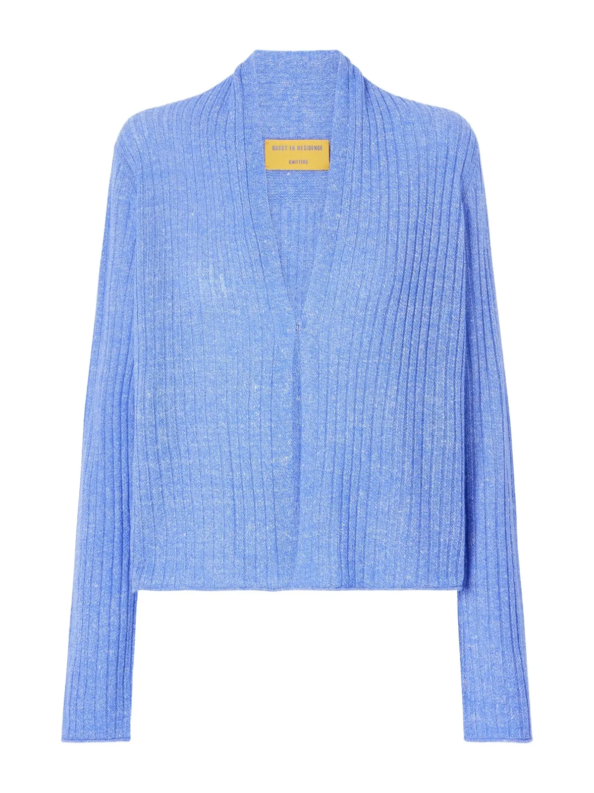 Stealth Ribbed Cashmere And Linen-blend Cardigan - Blue Stealth Ribbed Cashmere And Linen-blend Cardigan - Blue