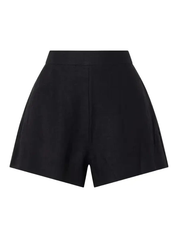 Posse Perri Pleated Linen Shorts | Thumbnail 1 Posse Perri Pleated Linen Shorts | Thumbnail 1