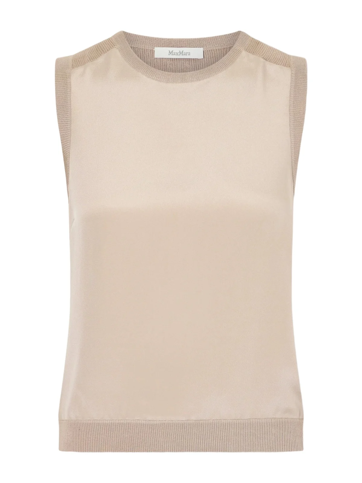 Ginseng Silk-blend Tank Top Ginseng Silk-blend Tank Top