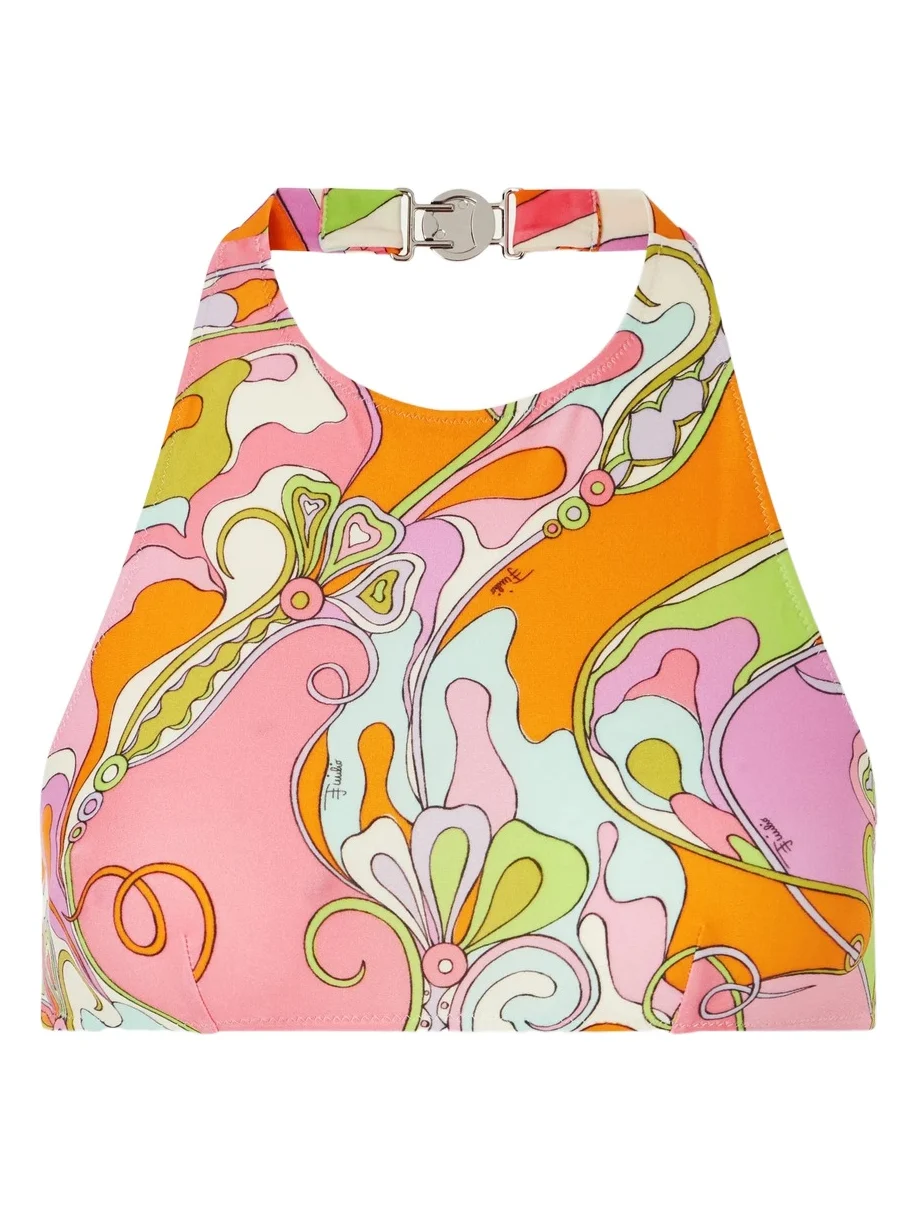 Printed Halterneck Bikini Printed Halterneck Bikini