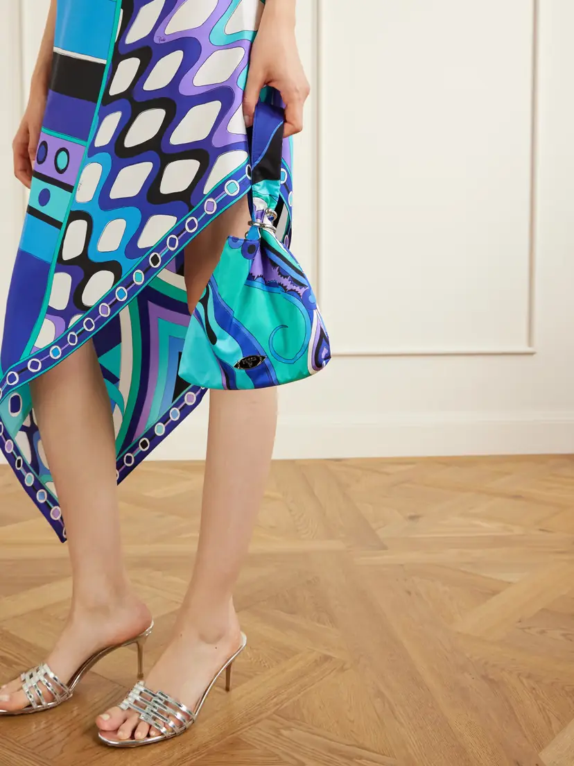 PUCCI Emilio Printed Silk Twill Clutch Bag | Thumbnail 2 PUCCI Emilio Printed Silk Twill Clutch Bag | Thumbnail 2