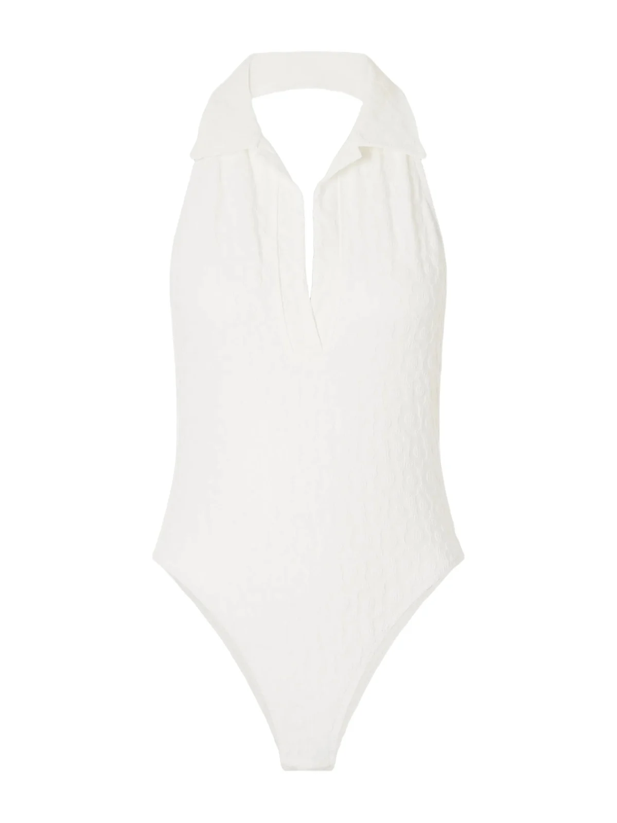 Polo Floral-jacquard One-piece Polo Floral-jacquard One-piece