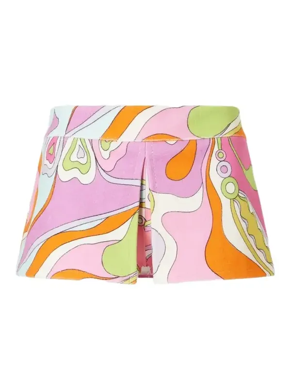 Printed Cotton-terry Shorts Printed Cotton-terry Shorts