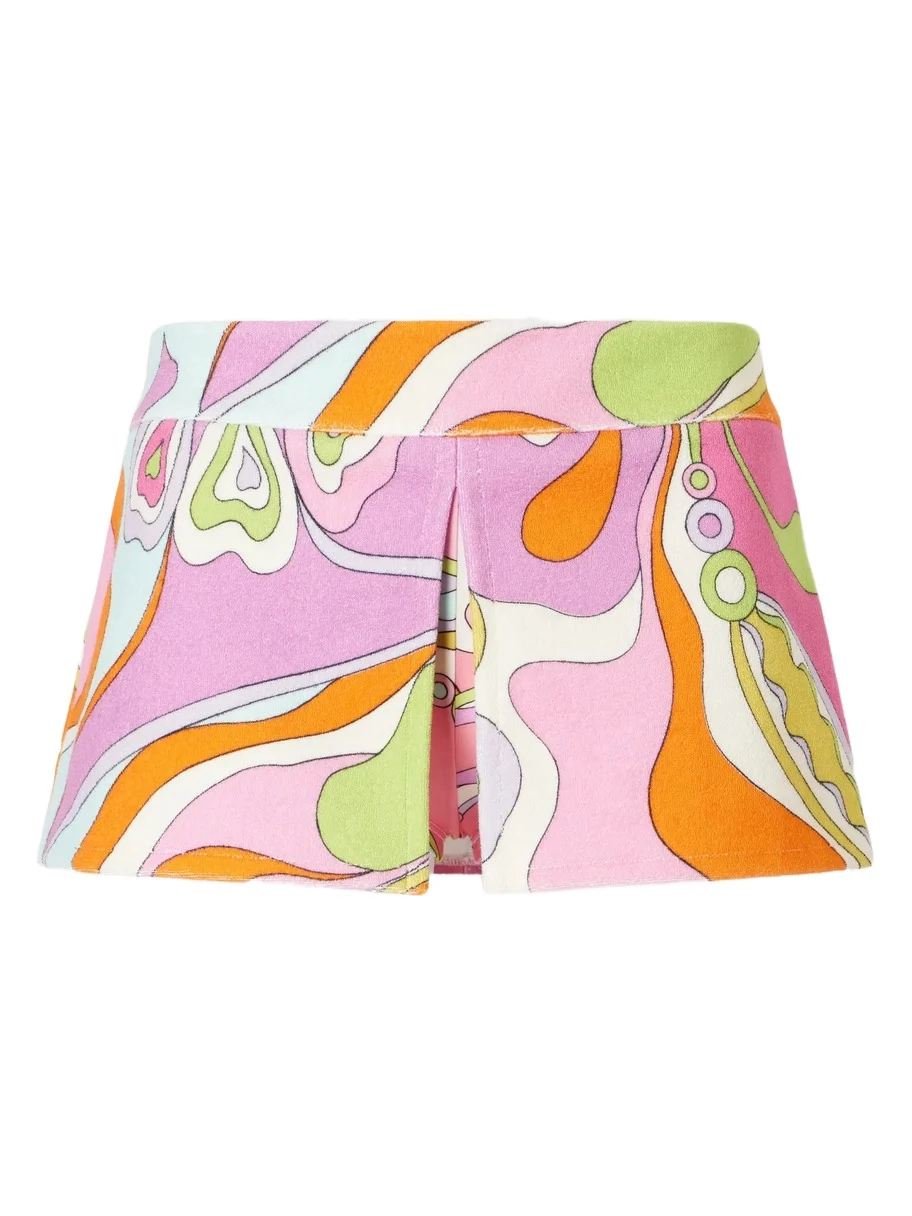 Printed Cotton-terry Shorts Printed Cotton-terry Shorts