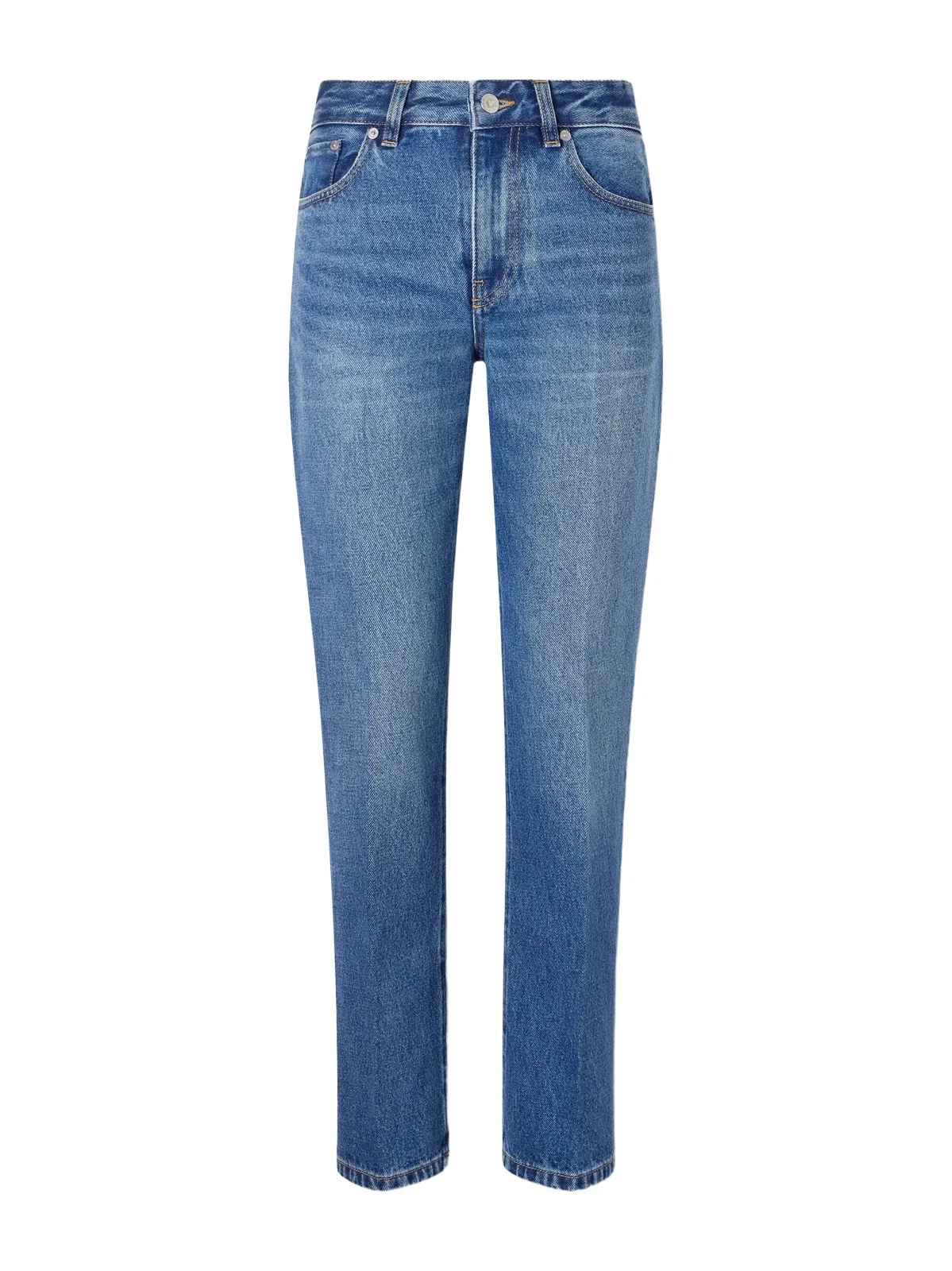 Victoria Beckham Leather-trimmed Low-waist Flared Jeans
