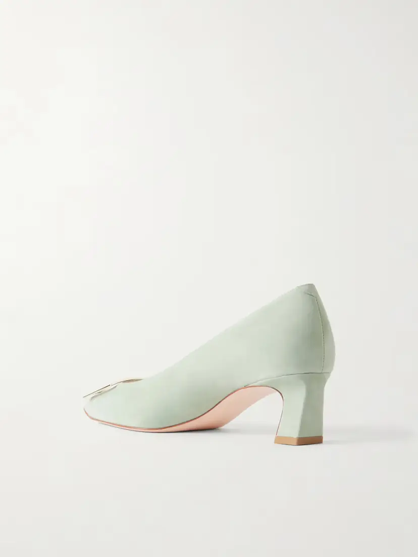 Roger Vivier Belle Vivier Trompette 45 Suede Pumps | Thumbnail 3 Roger Vivier Belle Vivier Trompette 45 Suede Pumps | Thumbnail 3