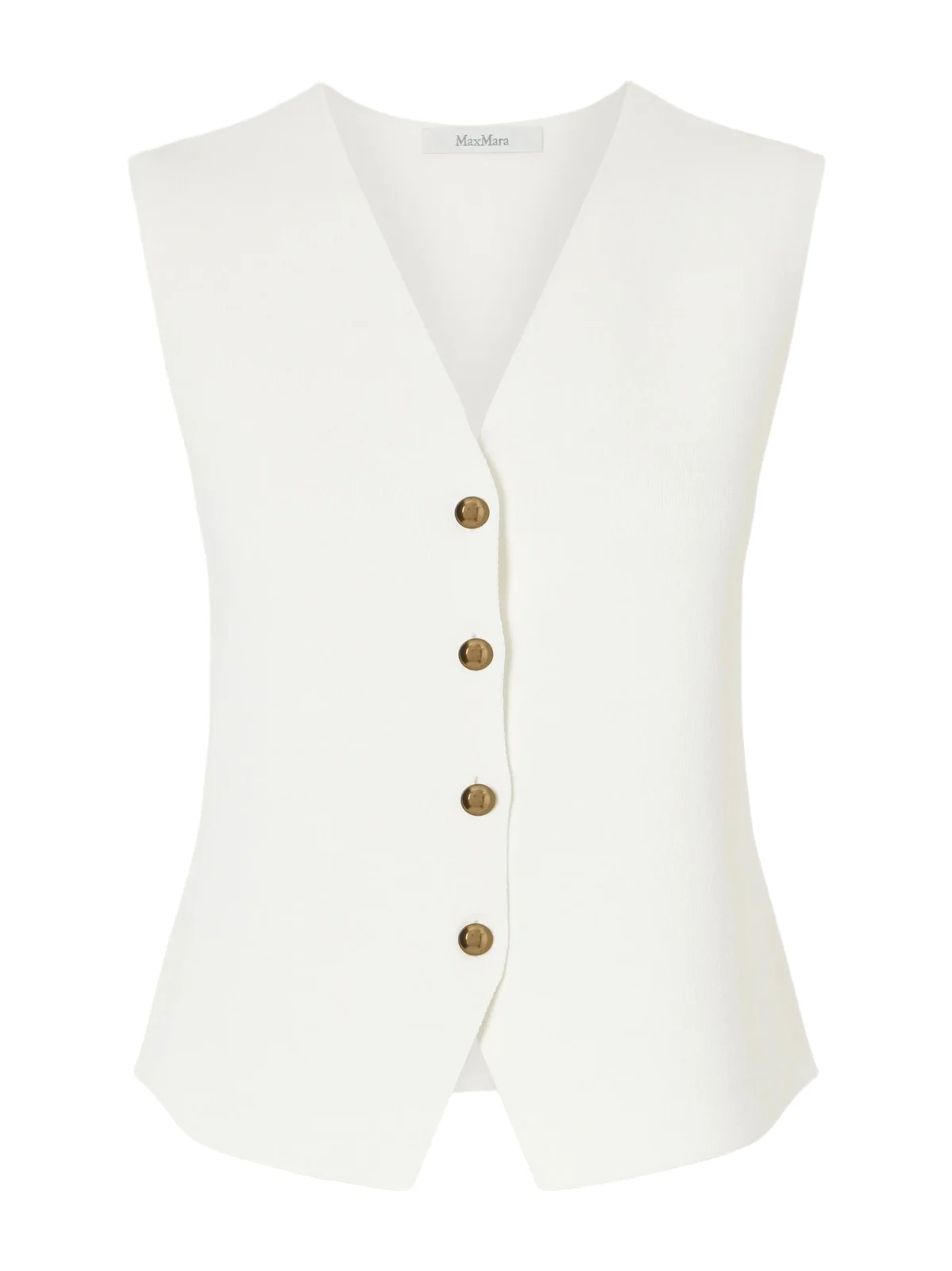 Max Mara Gola Grain De Poudre Vest