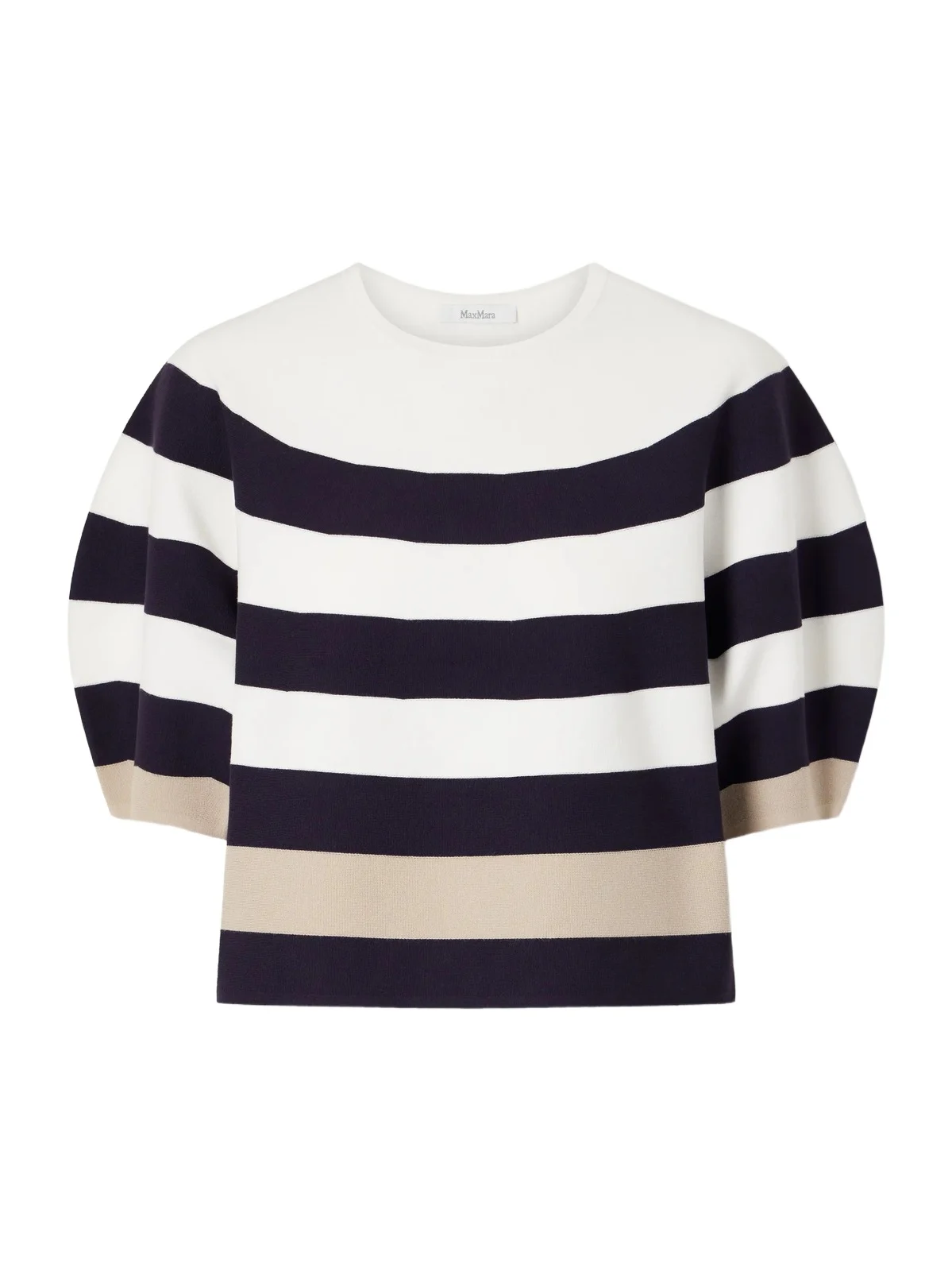 Voto Striped Jersey Sweater