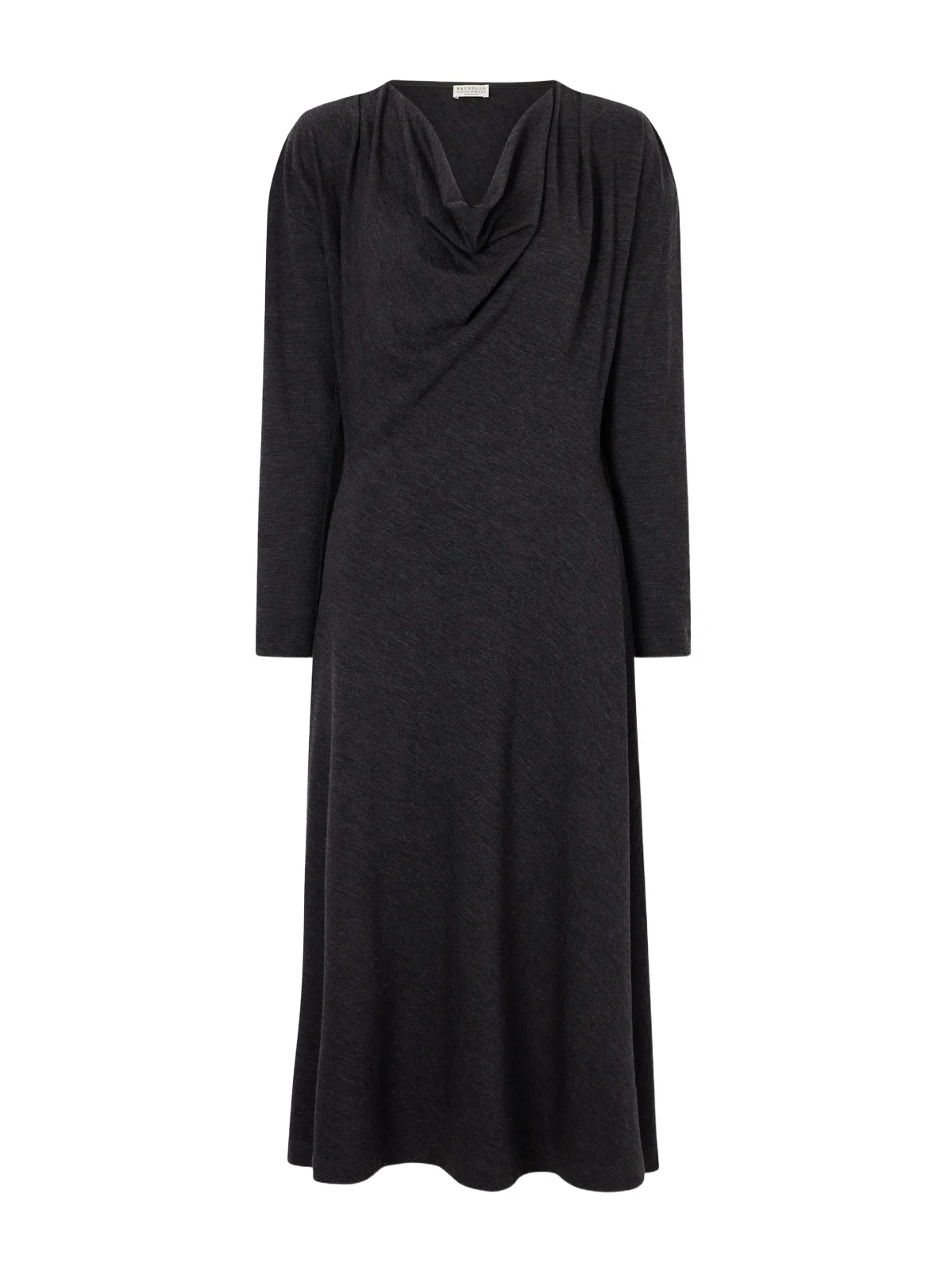 Draped Wool-blend Jersey Dress Draped Wool-blend Jersey Dress