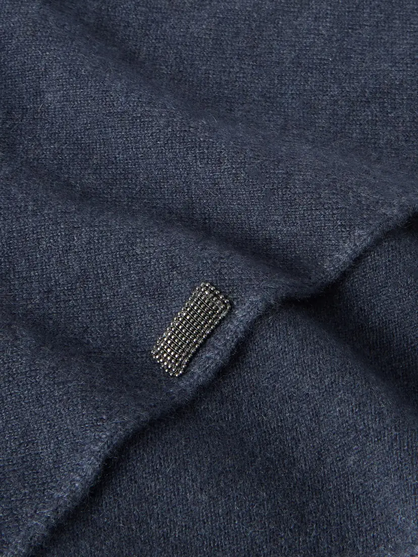 Brunello Cucinelli Bead-embellished Cashmere Scarf | Thumbnail 3