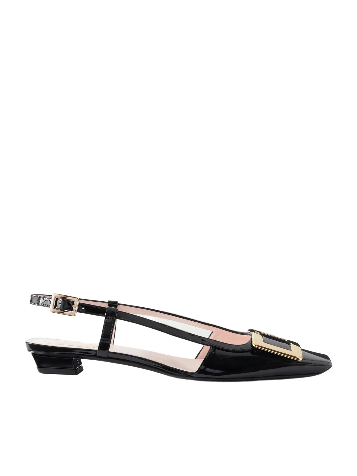 Belle Vivier 45 Patent Leather Slingback Pumps