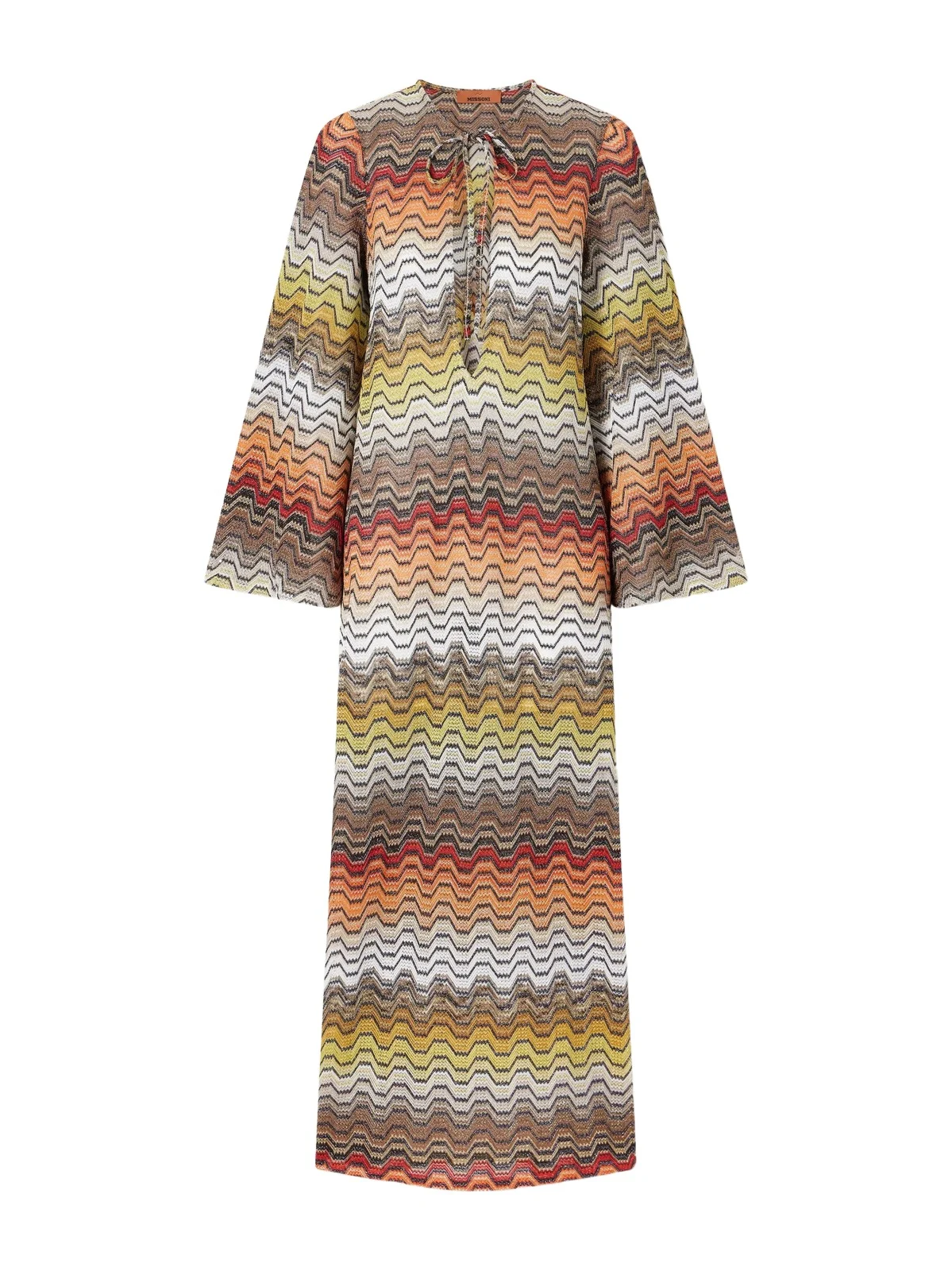Striped Crochet-knit Coverup Striped Crochet-knit Coverup