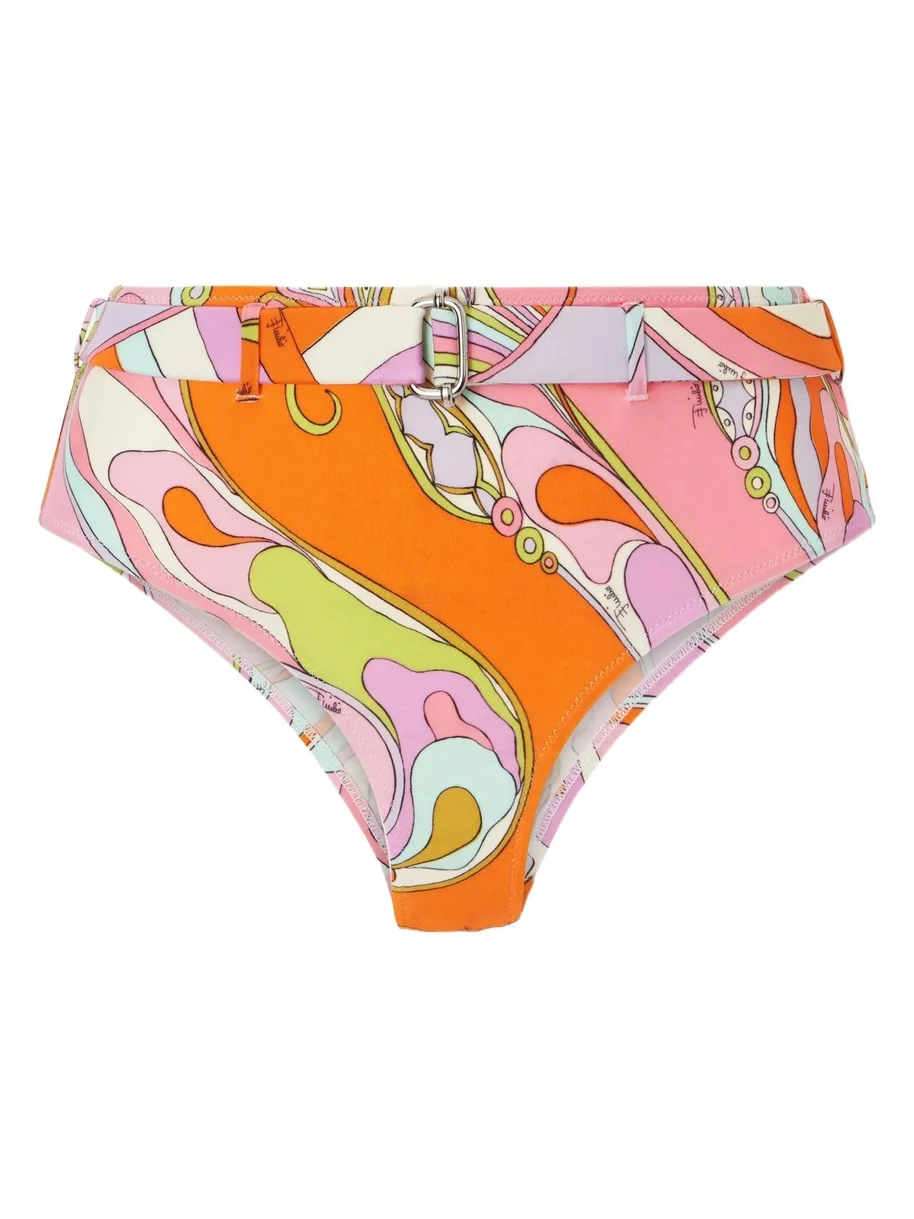 PUCCI Printed Belted Bikini Briefs