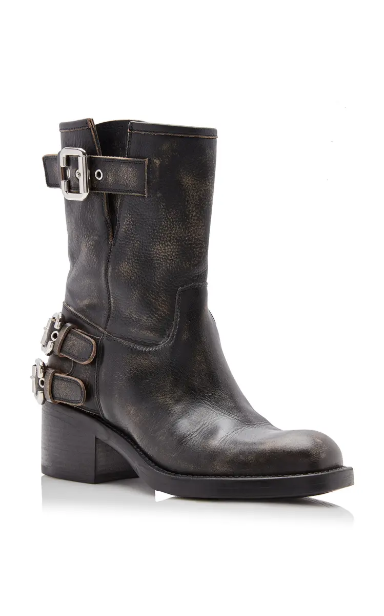 Chloé Dakota Buckle-Detailed Leather Boots | Thumbnail 3 Chloé Dakota Buckle-Detailed Leather Boots | Thumbnail 3