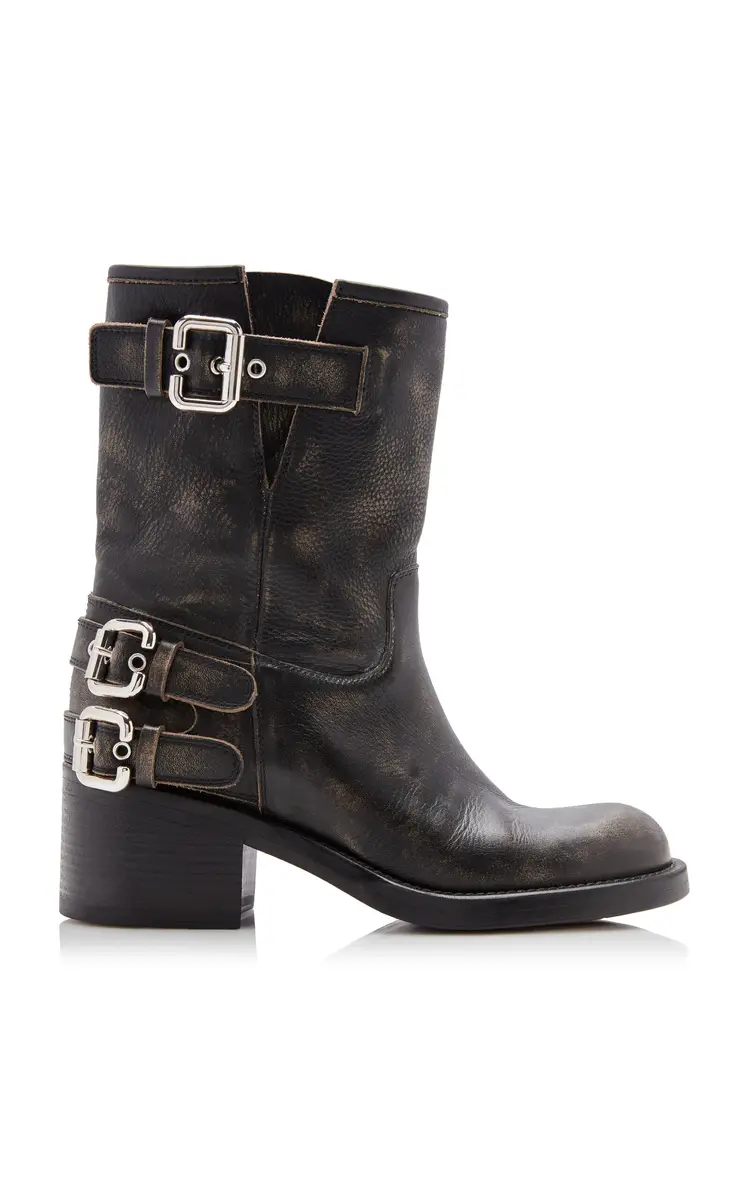 Chloé Dakota Buckle-Detailed Leather Boots | Thumbnail 6 Chloé Dakota Buckle-Detailed Leather Boots | Thumbnail 6