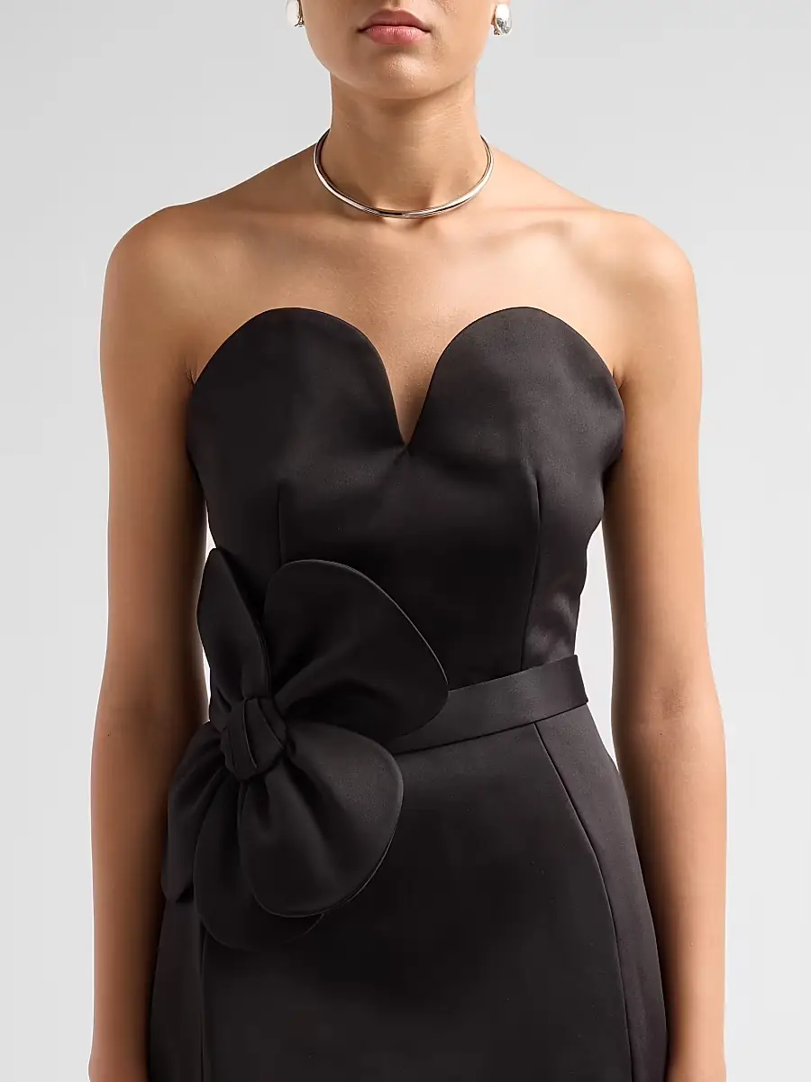 Marc Jacobs Women's Satin Daisy Belted Minidress | Thumbnail 5